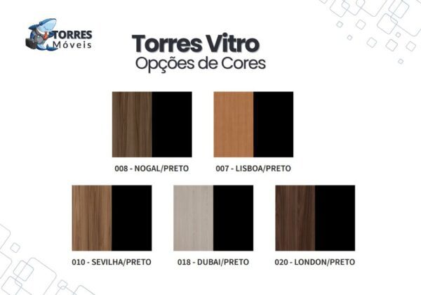 Amostra de cores linha torres Vitro